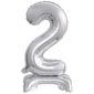 ARTICLES DE FETE-BALLONS-BALLON CHIFFRE-BALLON CHIFFRE A POSER-BALLON CHIFFRE ARGENT 2