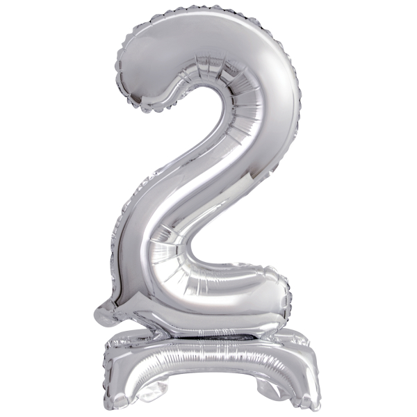 ARTICLES DE FETE-BALLONS-BALLON CHIFFRE-BALLON CHIFFRE A POSER-BALLON CHIFFRE ARGENT 2
