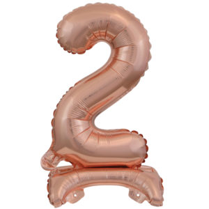 ARTICLES DE FETE-BALLONS-BALLON CHIFFRE-BALLON CHIFFRE A POSER-BALLON CHIFFRE ROSE GOLD 2