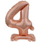 ARTICLES DE FETE-BALLONS-BALLON CHIFFRE-BALLON CHIFFRE A POSER-BALLON CHIFFRE ROSE GOLD 4