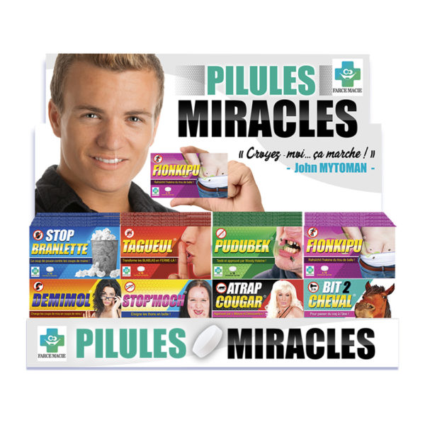 ARTICLES DE FETE-BONBONS-BONBONS HUMORISTIQUE-PILULES-PILULES MIRACLES