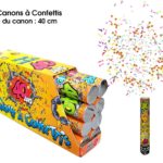 ARTICLES DE FETE-CANON A CONFETTIS-CANNON A CONFETTIS AGE-CANON A CONFETTIS 40ANS