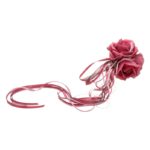 ARTICLES DE FETE-DECORATION FLORALE-DECORATION DE TABLE-BOUQUET 3 ROSES FUCHSIA