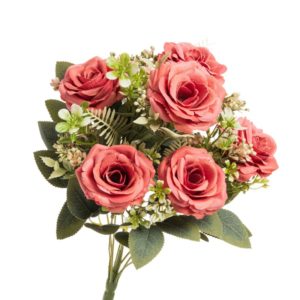 ARTICLES DE FETE-DECORATION FLORALE-DECORATION DE TABLE-BOUQUET DE ROSES