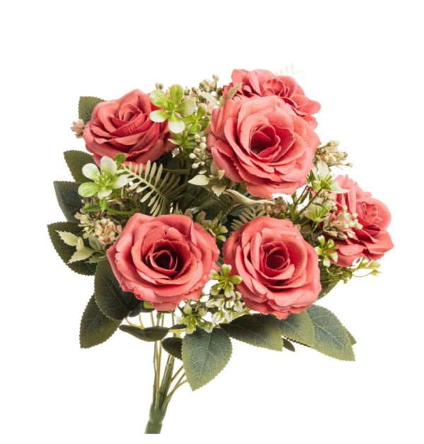 ARTICLES DE FETE-DECORATION FLORALE-DECORATION DE TABLE-BOUQUET DE ROSES