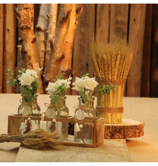 ARTICLES DE FETE-DECORATION FLORALE-DECORATION DE TABLE-MINI BOUQUET EUCALYPTUS