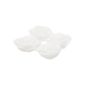 ARTICLES DE FETE-DECORATION FLORALE-DECORATION DE TABLE-ROSE BLANCHE-4 MINI ROSES BLANCHE