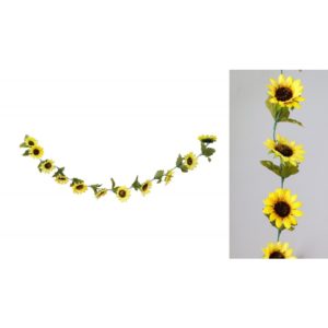 ARTICLES DE FETE-GUIRLANDE DE FLEURS-GUIRLANDE TOURNESOLS
