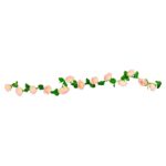 ARTICLES DE FETE-GUIRLANDE FLORALE-GUIRLANDE DE ROSES ROSE-GUIRLANDE ROSES