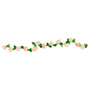 ARTICLES DE FETE-GUIRLANDE FLORALE-GUIRLANDE DE ROSES ROSE-GUIRLANDE ROSES