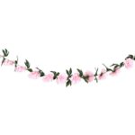 ARTICLES DE FETE-GUIRLANDE FLORALE-GUIRLANDE PIVOINES ROSE
