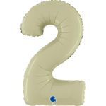 BALLONS-BALLONS CHIFFRES-BALLONS CHIFFRES VERT OLIVE-BALLON CHIFFRE 2-BALLON CHIFFRE 2 VERT OLIVE