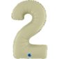 BALLONS-BALLONS CHIFFRES-BALLONS CHIFFRES VERT OLIVE-BALLON CHIFFRE 2-BALLON CHIFFRE 2 VERT OLIVE