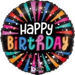 BALLONS-BALLONS HELIUM-BALLON ANNIVERSAIRE-BALLON HAPPY BIRTHDAY ECLATANT