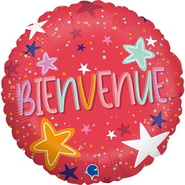 BALLONS-BALLONS HELIUM-BALLON BIENVENUE-BALLON ALUMINIUM BIENVENUE
