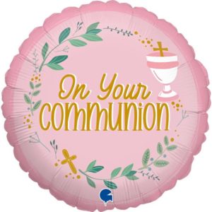 BALLONS-BALLONS HELIUM-BALLON COMMUNION-BALLON ON YOUR COMMUNION ROSE