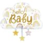 BALLONS-BALLONS HELIUM-BALLON NAISSANCE-BALLON BEBE-BALLON HELLO BABY