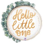 BALLONS-BALLONS HELIUM-BALLON NAISSANCE-BALLON BEBE-BALLON HELLO LITTLE ONE