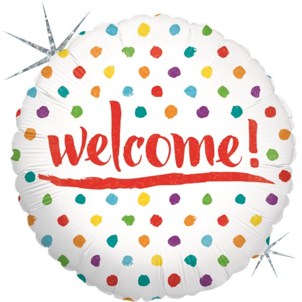BALLONS-BALLONS HELIUM-BALLON WELCOME