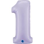 ARTICLES DE FETE-BALLONS-BALLON CHIFFRE-BALLON CHIFFRE LILAS-BALLON CHIFFRE LILA