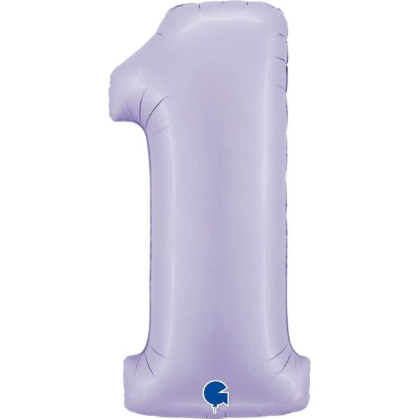 ARTICLES DE FETE-BALLONS-BALLON CHIFFRE-BALLON CHIFFRE LILAS-BALLON CHIFFRE LILA