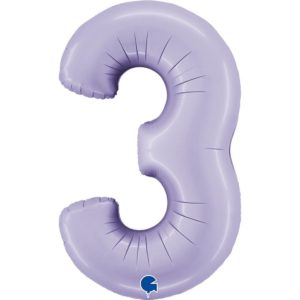 ARTICLES DE FETE-BALLONS-BALLON CHIFFRE-BALLON CHIFFRE LILAS-BALLON CHIFFRE LILA