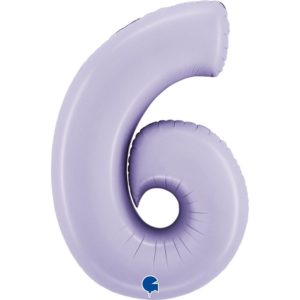 ARTICLES DE FETE-BALLONS-BALLON CHIFFRE-BALLON CHIFFRE LILAS-BALLON CHIFFRE LILA