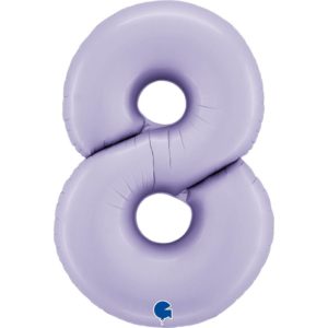 ARTICLES DE FETE-BALLONS-BALLON CHIFFRE-BALLON CHIFFRE LILAS-BALLON CHIFFRE LILA