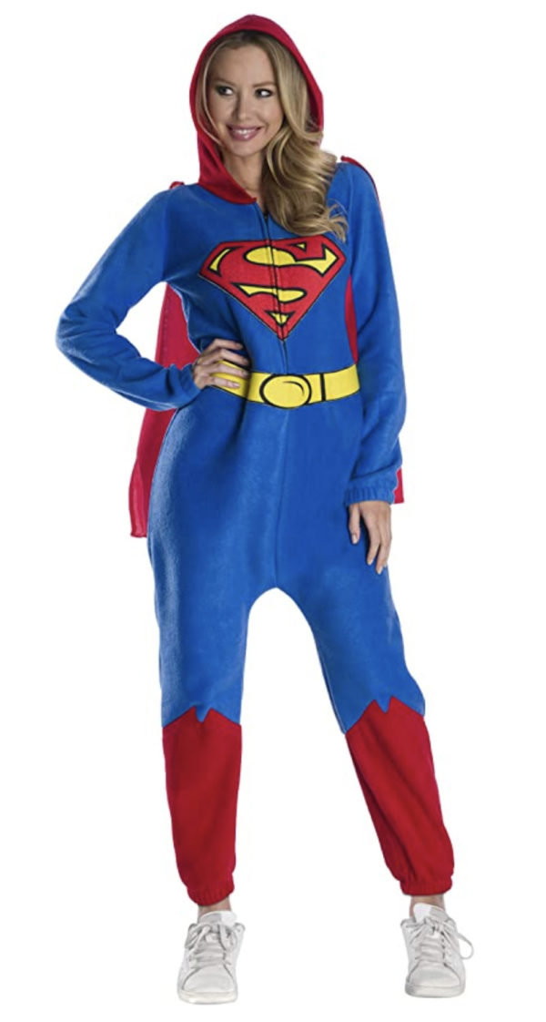 DEGUISEMENT-LICENCEADULTE-PYJAMA-SUPERGIRL-ADULTE