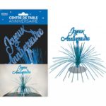 ARTICLES-DE-FETE-ANNIVERSAIRE-CENTRE DE TABLE BLEU ANNIVERSAIRE BLEU-ANNIVERSAIRE-BLEU
