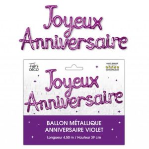 ANNIVERSAIRE-THEMESCOULEURES-VIOLET-GUIRLANDEBALLONS