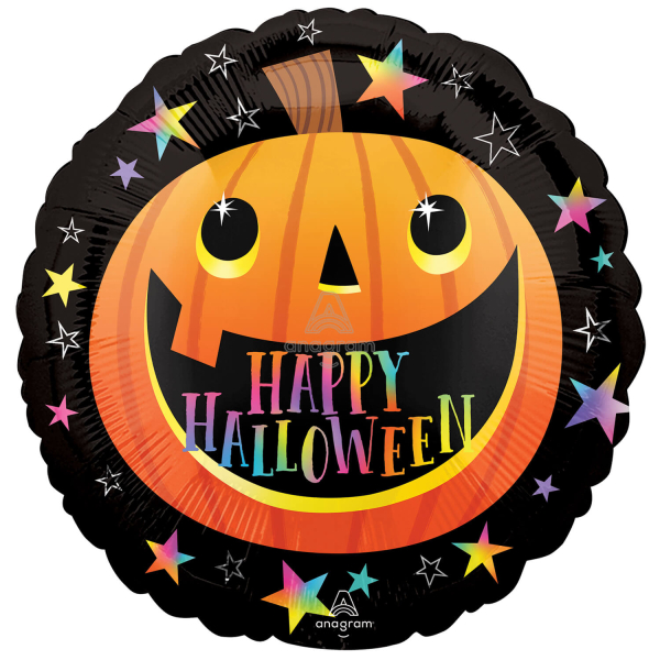 FETESETOCCASIONS-HALLOWEEN-BALLONSALU-CITROUILLESMILEY-45CM