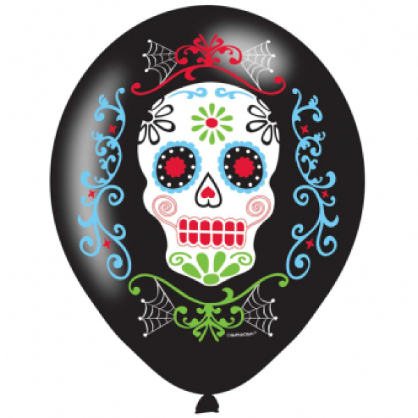 FETESETOCCASIONS-HALLOWEEN-DAYOFTHEDEAD-BALLONSLATEX