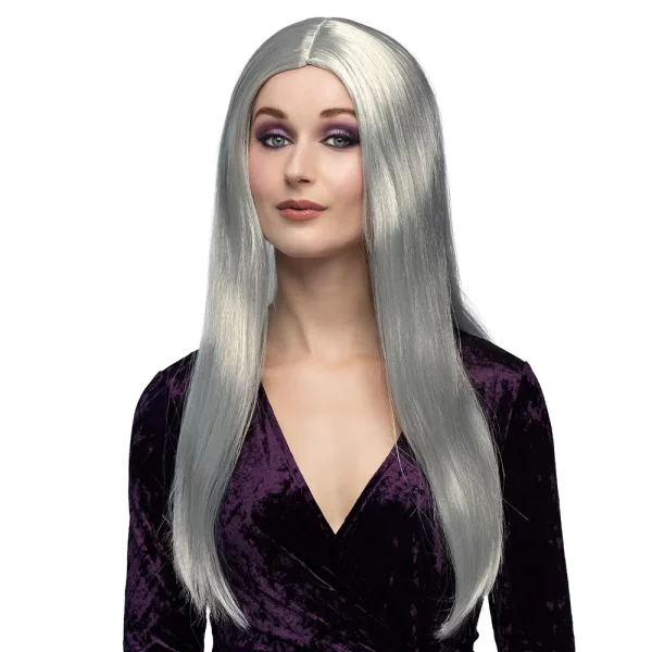 FETESETOCCASIONS-HALLOWEEN-PERRUQUES-ADULTE-SORCIERE-GRISE