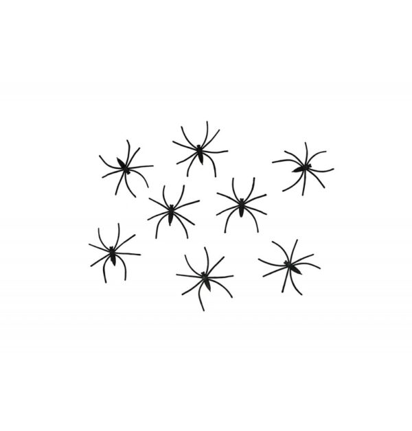 FETESETOCCASIONS-HALLOWEEN-INSECTES-24ARAIGNEES-NOIRES