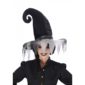 FETESETOCCASIONS-HALLOWEEN-ACCESSOIRESCHEVEUX-CHAPEAUX-MAGICIEN-SORCIERE-GRIS-NOIR