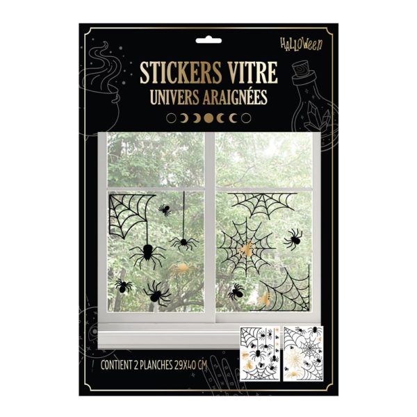 FETESETOCCASIONS-HALLOWEEN-DECODESALLE-ARAIGNEES-STICKERS-VITRE