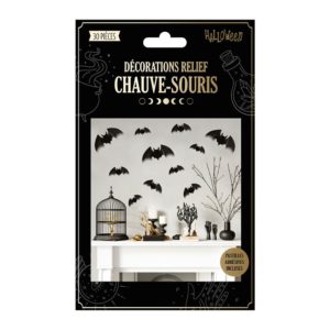 FETESETOCCASIONS-HALLOWEEN-DECODESALLE-CHAUVESOURIS-RELIEF