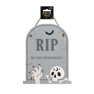 FETESETOCCASIONS-HALLOWEEN-DECODESALLE-PLAQUEDEPORTE-RIP
