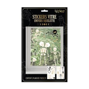 FETESETOCCASIONS-HALLOWEEN-DECODESALLE-SQUELETTE-STICKERS-VITRE