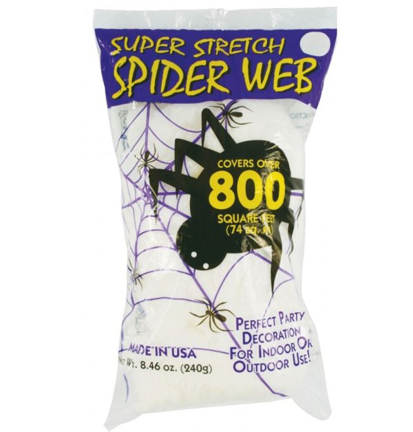 FETESETOCCASIONS-HALLOWEEN-DECODESALLE-TOILEDARAIGNEE-BLANCHE-240GR