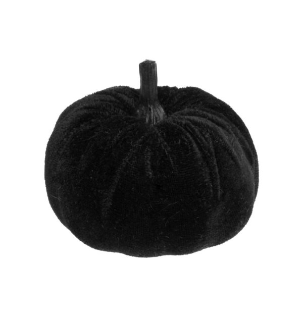 FETESETOCCASIONS-HALLOWEEN-DECODETABLE-CITROUILLE-MINI-VELOURS-NOIR