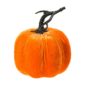 FETESETOCCASIONS-HALLOWEEN-DECODETABLE-CITROUILLE-VELOURS-ORANGE