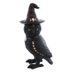 FETESETOCCASIONS-HALLOWEEN-DECODETABLE-HIBOU-NOIR-SORCIER