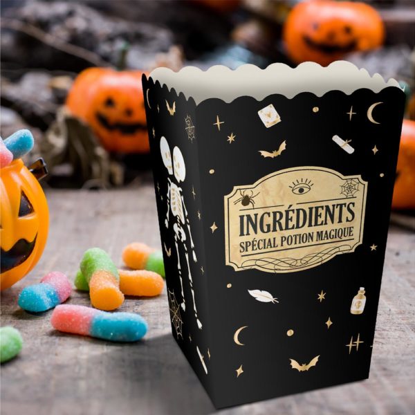 FETESETOCCASIONS-HALLOWEEN-DECODETABLE-SACSABONBONS-SQUELETTE-6SACS