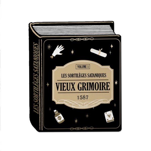 FETESETOCCASIONS-HALLOWEEN-DECODETABLE-SERVIETTES-GRIMOIRE FETESETOCCASIONS-HALLOWEEN-DECODETABLE-SERVIETTES-GRIMOIRE