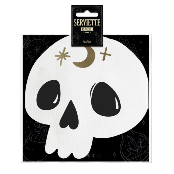 FETESETOCCASIONS-HALLOWEEN-DECODETABLE-SERVIETTES-TETEDEMORT