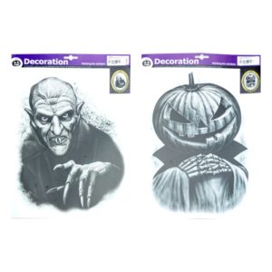 FETESETOCCASIONS-HALLOWEEN-DECORATIONDESALLE-STICKER-HALLOWEEN-CITROUILLE