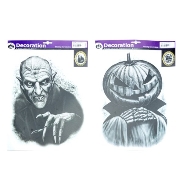 FETESETOCCASIONS-HALLOWEEN-DECORATIONDESALLE-STICKER-HALLOWEEN-CITROUILLE