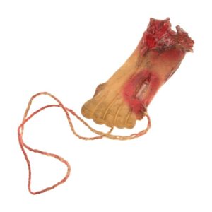FETESETOCCASIONS-HALLOWEEN-DECORATIONDETABLE-PIED-LATEX-ENSANGLANTE